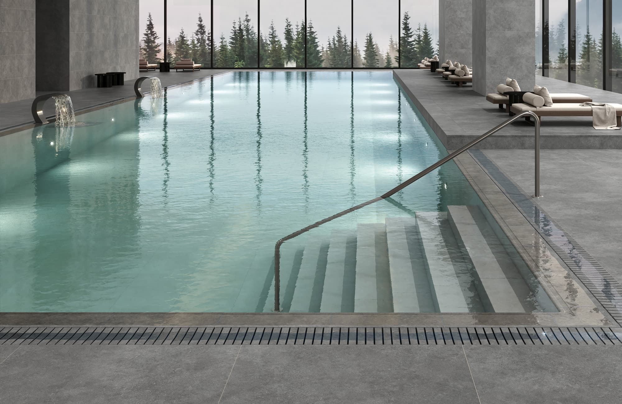 Exagres Pool Flooring