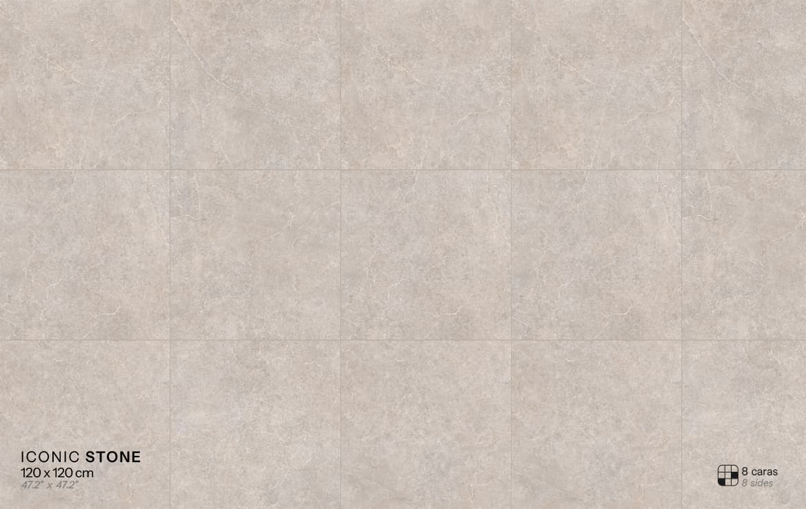 ICONIC Stone floor installation