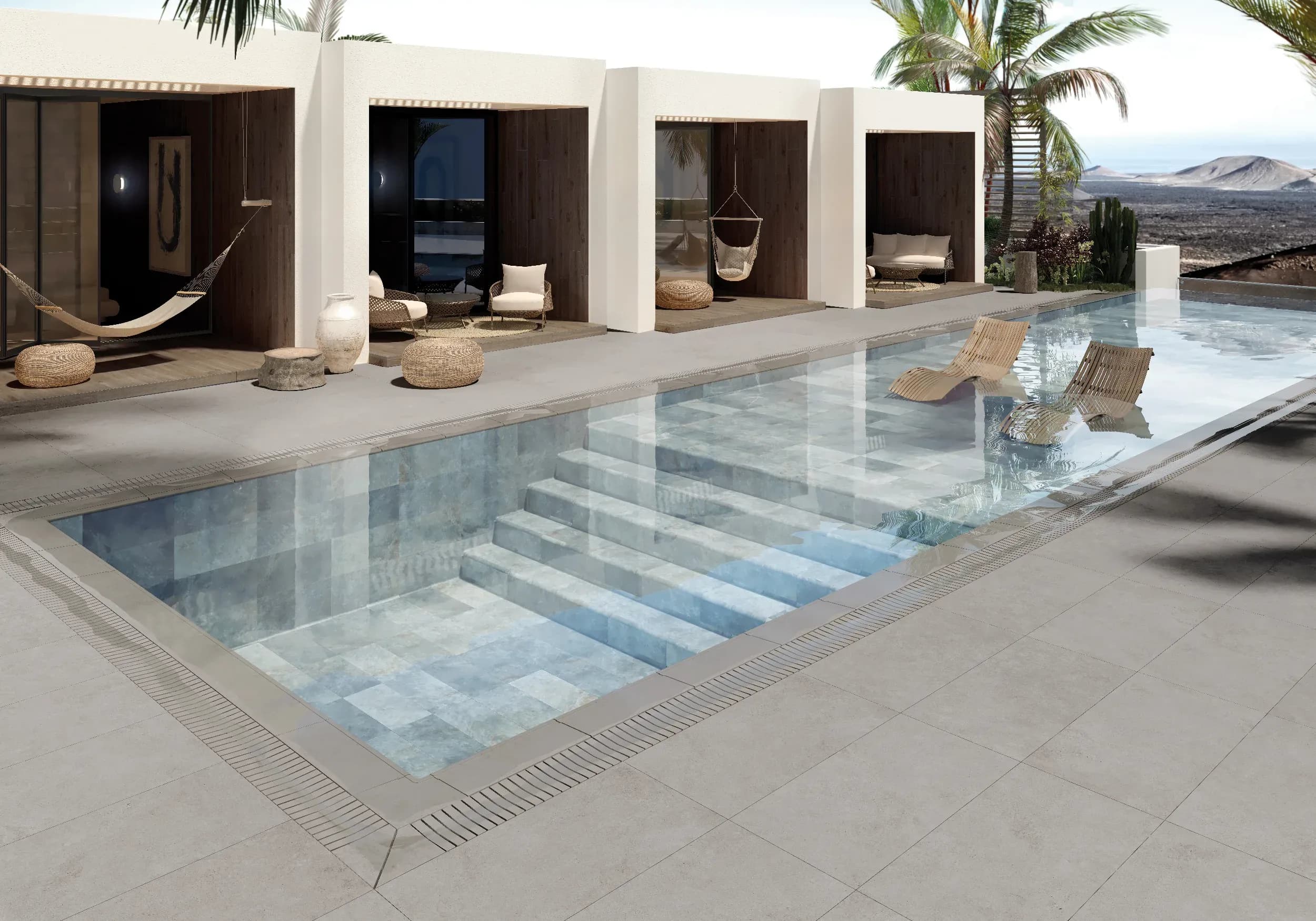 Exagres Arrecife Zafiro installed room
