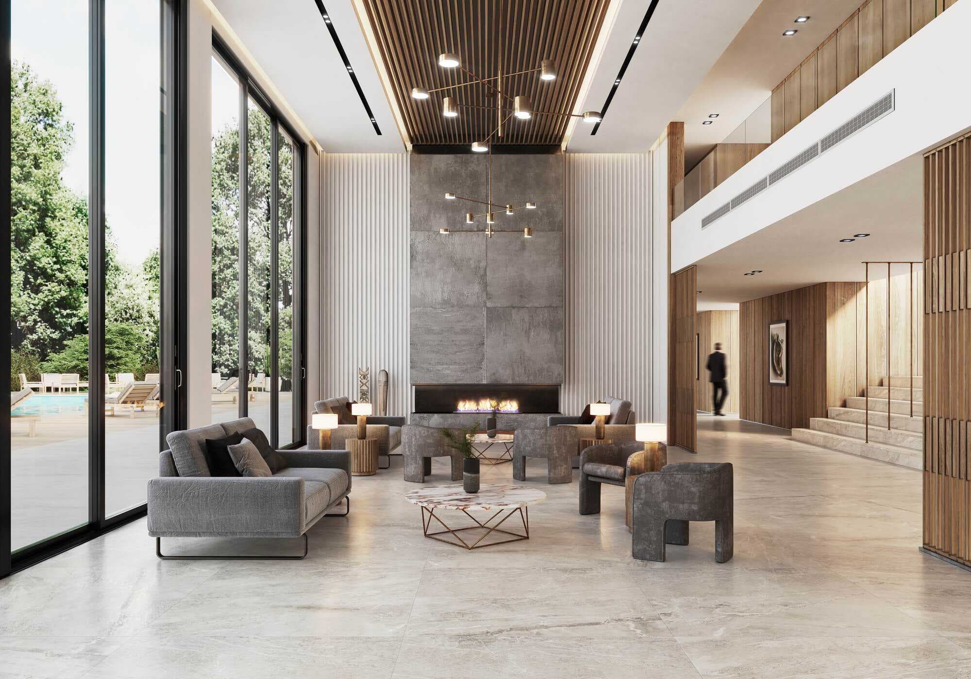 Exagres Imperial Siena installed room