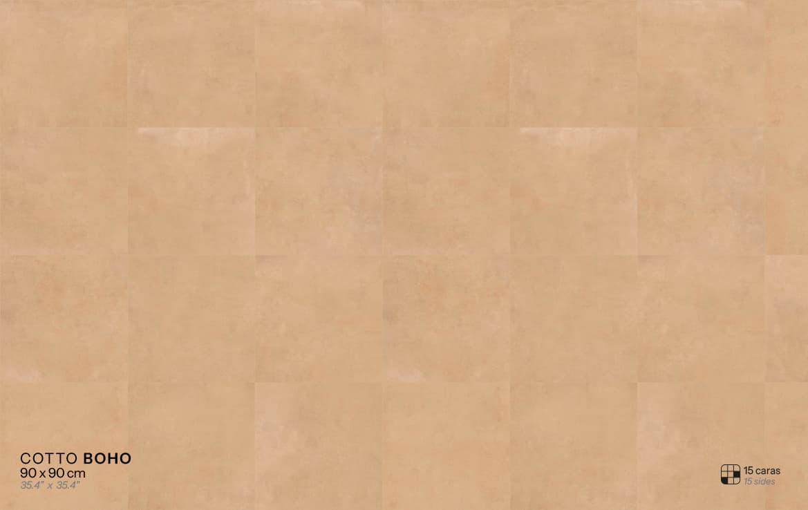 Cotto Boho floor installation
