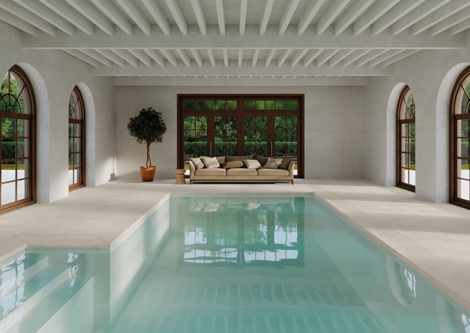 Exagres Provenza Bianco installed room